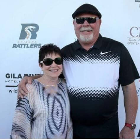 Christine Arians with her husband Bruce Arians.